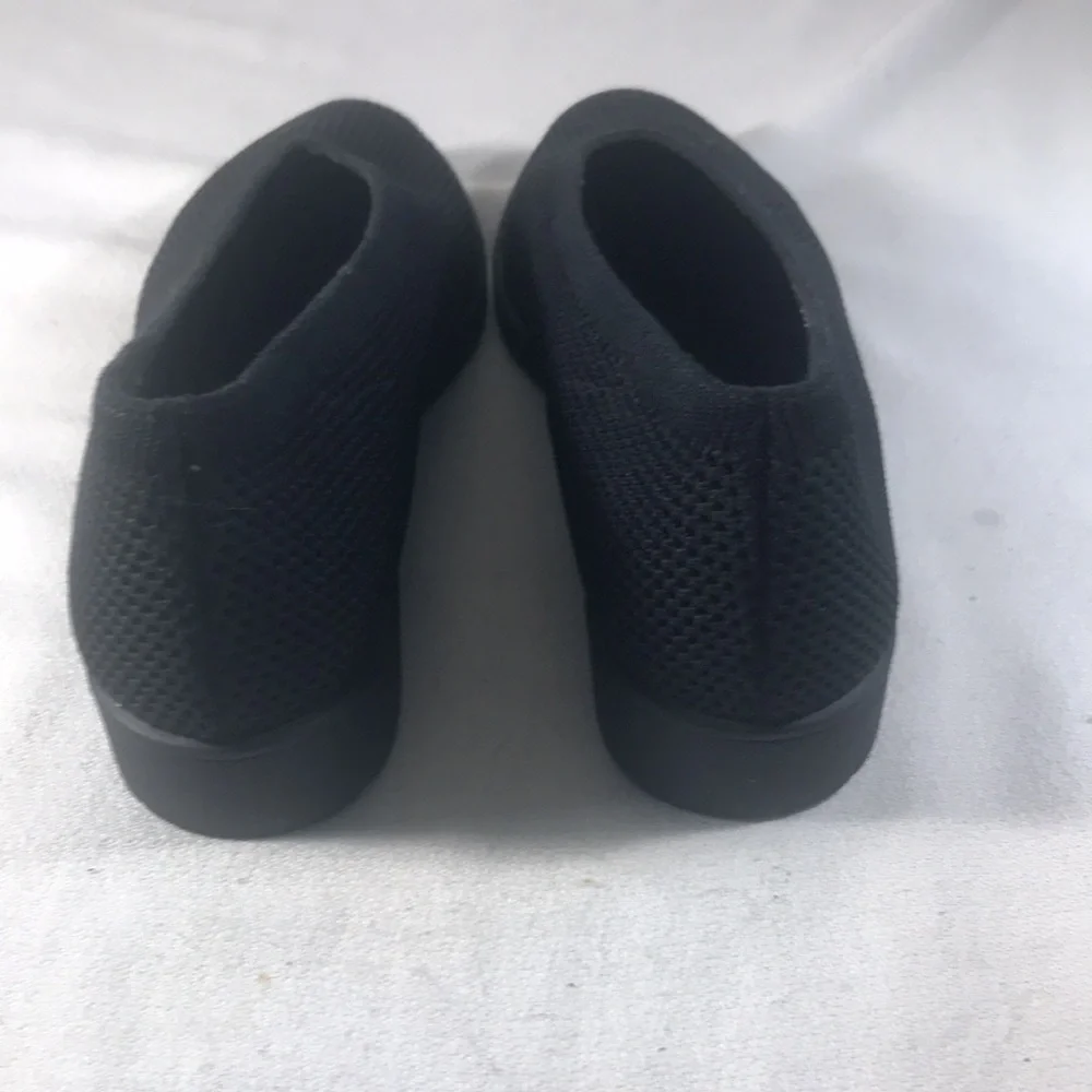 Eileen Fisher Women’s Black Heaven Knit Wedge Ballet Slip-On Flats Size 10